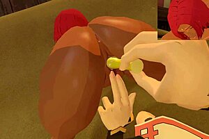 Jam Entertains Giovanna In Bedroom Animation