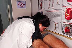 erection in front of nurse leads to rough sex