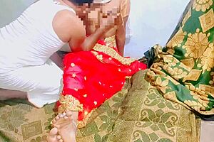 Late Night Sex With Telugu Wife In Red Sari