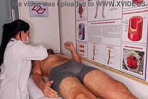 erection in front of nurse leads to rough sex