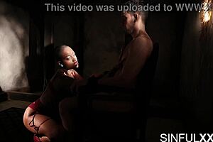 Ebony babe bound for passionate sweat-inducing pleasure