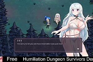 Femdom Humiliates Survivors In Monster Dungeon Game