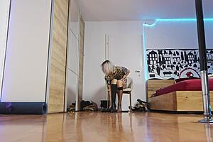 High heels fashion show