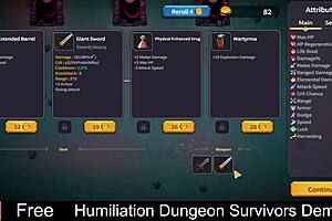 Femdom Humiliates Survivors In Monster Dungeon Game