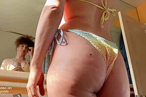 Caught jerking off, she finishes you