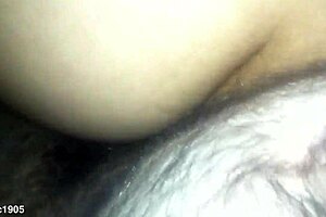 My slut girlfriend fucks my big monster cock while her friend watches