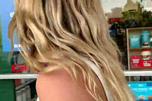 Petite Teen Slut Exposed in Public, Sucking Cock POV!