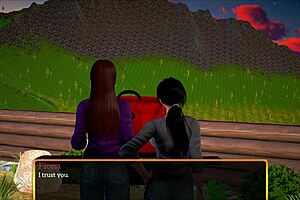 Redhead Teen With Big Ass And Tits Plays Game