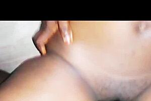 her big pussy got destroyed by my dick when she visited my ghetto!