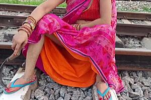 Desi Village Bhabhi Fucks Lover Boy Outdoors On Ranch.
