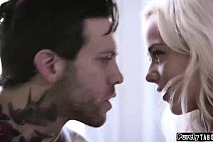 Shy Girl Rubs On Jerkoff And Sucks Him!