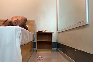 horny neighbor riding my big cock while at home 😈