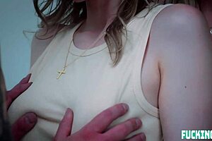 innocent melody marks receives subtle guidance from mature woman in reality setting