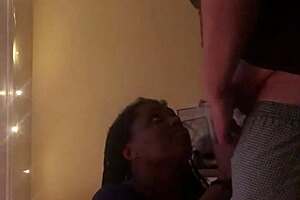 Homemade Amateur Ebony Blowjob