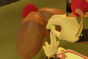 Jam Entertains Giovanna In Bedroom Animation