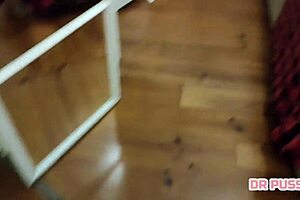 tattooed african tourist gets hot pussy fucked hard in mirror apartment letting everything filmed