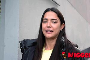 my friend nuria millan wants a black guy to fuck her ass