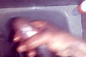 Jerking off in the shower!