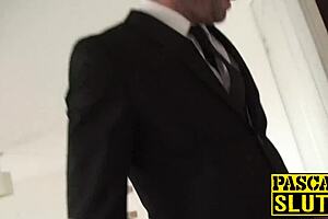 dark haired milf gets the hardest fuck session of a lifetime