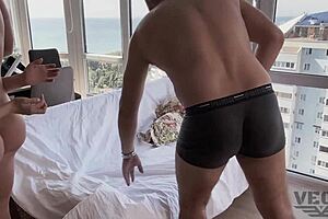 First double anal scene legal porno backstage