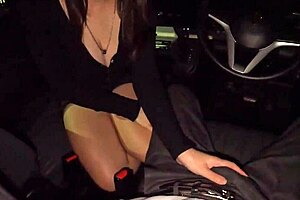 Outdoor Exposure Cafe Girl Picked Up For Drive Date