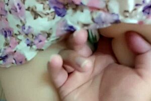 Virgin dancer seduces with miniskirt highlighting nice ass and tight pussy.