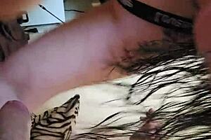 Tug life candid sandra jerks cock over big natural tits