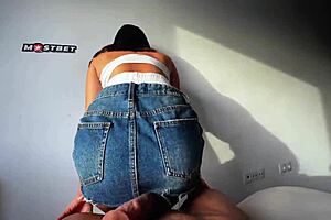 Couple shares intimate moment