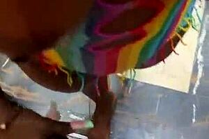 Latina Wife Bent Over And Fucked Hard In Elevator