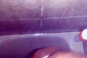 Jerking off in the shower!