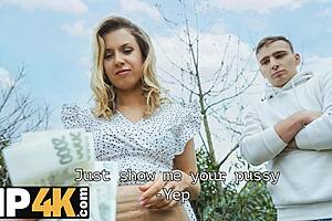 hunt4k public kinky and ready to cum!