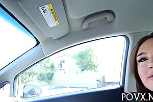 hot teen babe needs a hard cock for blowjob and sex in pov