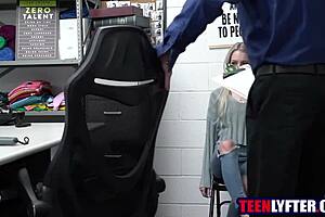 Petite Young 18+ Girl Banged By Security For Stealing