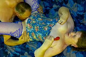 Granny Del Flors Double Cum Surrender