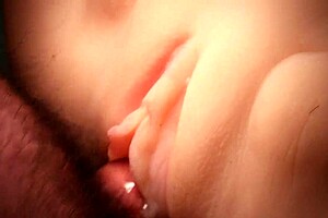 Her pussy makes me feel so good, he moans during double penetration