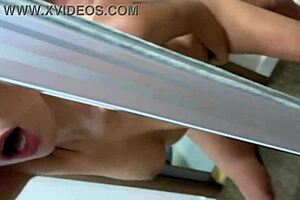 I had a quick mirror fuck with my ex girlfriend