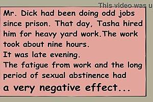 White Ugly Bastard Rough Fucks Ebony Girl With Dirty Talk In Interracial Cartoon