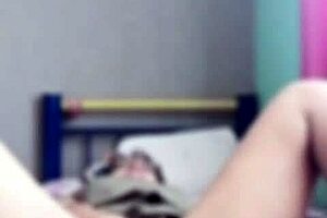 video call with friend, we masturbate secretly, almost caught