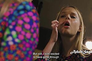 Does Tiny Girl Invite Lesbian Friend to Make Her Squirt?