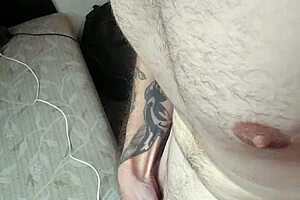 Stroke His Big Cock to Full Hardness