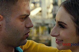 What he's been dreaming of office sex - teen 18+pied with curvy british ass