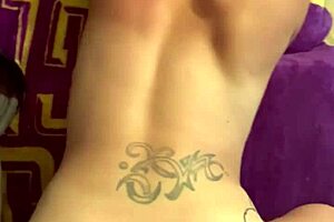 Hooker fucks customer bareback at trap house, taking massive cumshot on back in pov homemade scene