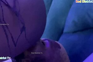 Does huge BBC fuck those amateur lesbian babes until squirting?