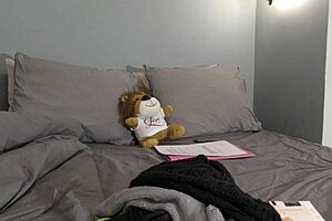 petite girlfriend's fashion haul turns into porn casting