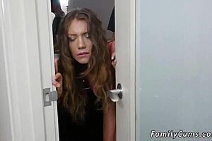 Russian Teen's Exciting First Pool Fuck with Facial