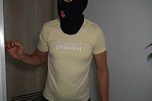 big-ass mom caught by burglar in her home