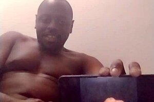 Feeling intense pleasure watching ebony solos while testing my new phone's quality.