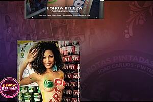 Brazilian women adorned with elite body painting for artistic display