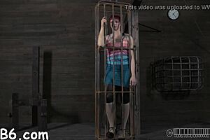 four beauties inside petite 18+ cage