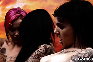 Diabolical orgy with satan in hell